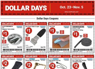 Harbor Freight Dollar Days Coupon Sale Oct 23 – Nov 05, 2025