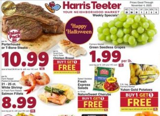 Harris Teeter Weekly Ad Oct 29 – Nov 04, 2025 (Halloween Promotion Included)
