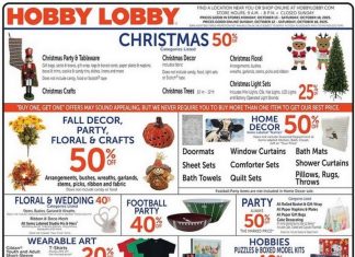 Hobby Lobby Weekly Ad Oct 12 – Oct 18, 2025