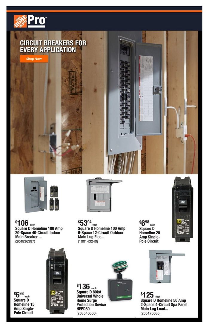 Home Depot Pro Weekly Ad Oct 06 – Oct 13, 2025