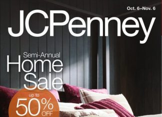 JCPenney Semi-Annual Home Sale Oct 06 – Nov 06, 2025