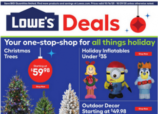 Lowe’s Weekly Ad Oct 16 – Oct 29, 2025
