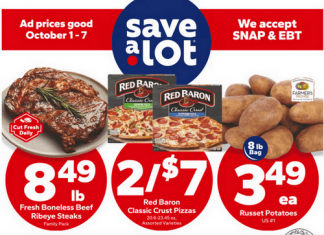 Save A Lot Weekly Ad Oct 01 – Oct 07, 2025