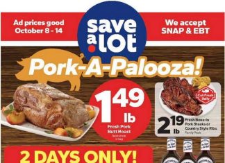 Save A Lot Weekly Ad Oct 08 – Oct 14, 2025
