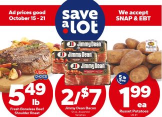 Save A Lot Weekly Ad Oct 15 – Oct 21, 2025 (Halloween Promotion Included)