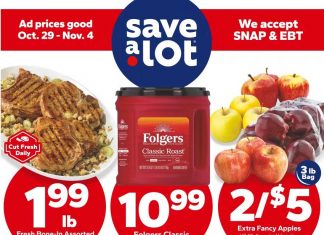 Save A Lot Weekly Ad Oct 29 – Nov 04, 2025