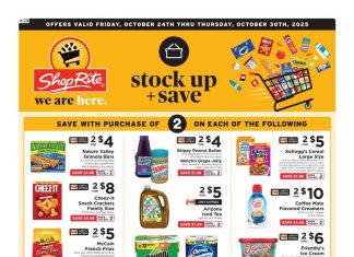 ShopRite Weekly Ad Oct 24 – Oct 30, 2025