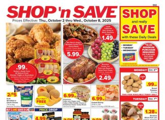SHOP ‘n SAVE Weekly Ad Oct 02 – Oct 08, 2025 (Halloween Promotion Included)