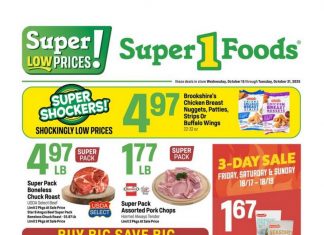 Super 1 Foods Weekly Ad Oct 15 – Oct 21, 2025