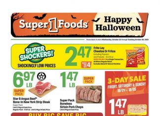 Super 1 Foods Weekly Ad Oct 22 – Oct 28, 2025 (Halloween Promotion Included)