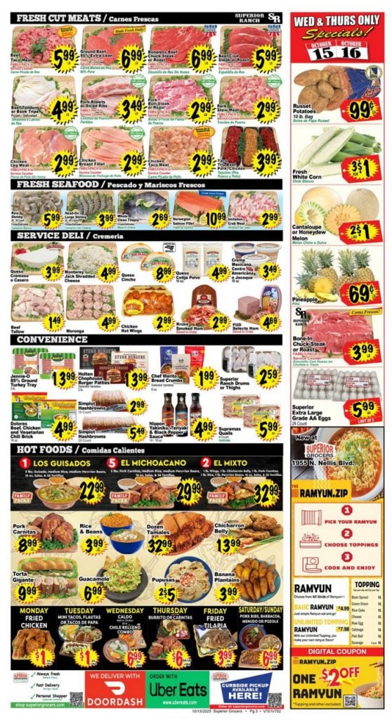 Superior Grocers Weekly Ad Oct 15 Oct 21 2025