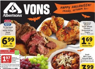 Vons Weekly Ad Oct 29 – Nov 04, 2025 (Halloween Promotion Included)
