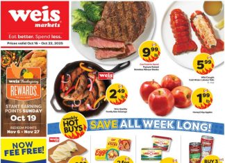 Weis Markets Weekly Ad Oct 16 – Oct 22, 2025 (Halloween Promotion Included)