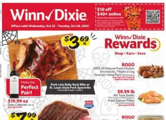 Winn-Dixie Weekly Ad Oct 22 – Oct 28, 2025 (Halloween Promotion Included)