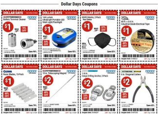 Harbor Freight Dollar Days Coupon Sale Nov 06 – Nov 19, 2025