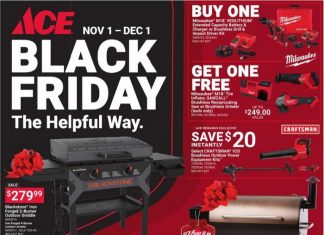 ACE Hardware Black Friday Sale Nov 01 – Dec 01, 2025
