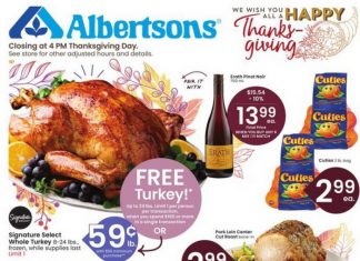 Albertsons Weekly Ad Nov 19 – Nov 27, 2025 (Thanksgiving Day Promotion Included)