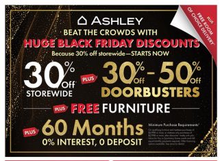 Ashley Furniture HomeStore Black Friday Sale Nov 18 – Dec 08, 2025