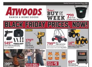 Atwoods Black Friday Ad Nov 05 – Nov 16, 2025