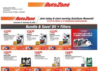 AutoZone Monthly Ad Nov 18 – Dec 29, 2025