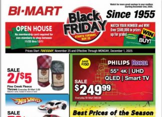 Bi-Mart Black Friday Deals Nov 25 – Dec 01, 2025