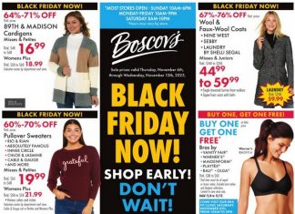 Boscov’s Black Friday Ad Nov 06 – Nov 12, 2025