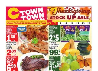 C-Town Weekly Ad Nov 07 – Nov 13, 2025 (Thanksgiving Promotion Included)