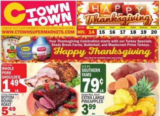 C-Town Weekly Ad Nov 14 – Nov 20, 2025 (Thanksgiving Promotion Included)