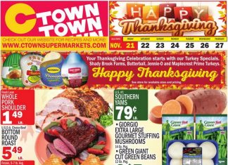 C-Town Weekly Ad Nov 21 – Nov 27, 2025 (Thanksgiving Promotion Included)