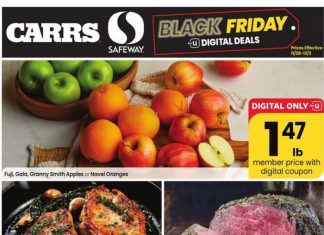 Carrs Weekly Ad Nov 28 – Dec 02, 2025 (Black Friday Promotion Included)