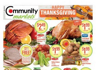 Community Markets Weekly Ad Nov 20 – Nov 27, 2025 (Thanksgiving Promotion Included)