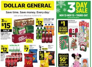 Dollar General Weekly Ad Nov 09 – Nov 15, 2025