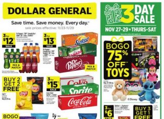 Dollar General Weekly Ad Nov 23 – Nov 29, 2025