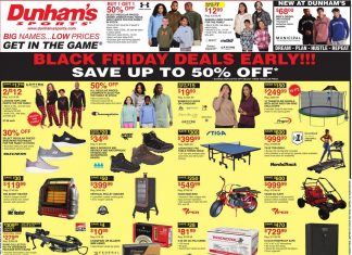 Dunham’s Sports Weekly Ad Nov 07 – Nov 13, 2025 (Black Friday Promotion Included)