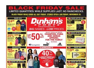 Dunham’s Sports Black Friday Deals Nov 28 – Nov 30, 2025