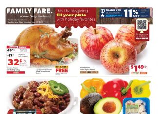 Family Fare Weekly Ad Nov 09 – Nov 15, 2025 (Thanksgiving Promotion Included)
