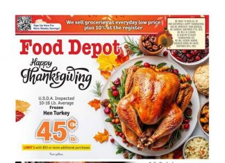 Food Depot Weekly Ad Nov 17 – Nov 30, 2025 (Thanksgiving Promotion Included)