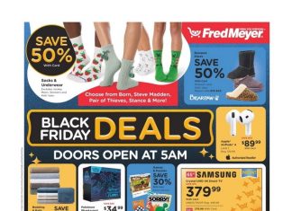 Fred Meyer Black Friday One-Day Sale Nov 28 – Nov 28, 2025