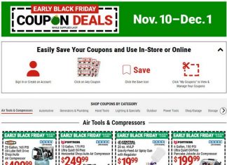 Harbor Freight Early Black Friday Coupon Sale Nov 10 – Dec 01, 2025