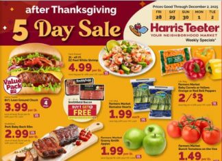Harris Teeter Weekly Ad Nov 28 – Dec 02, 2025