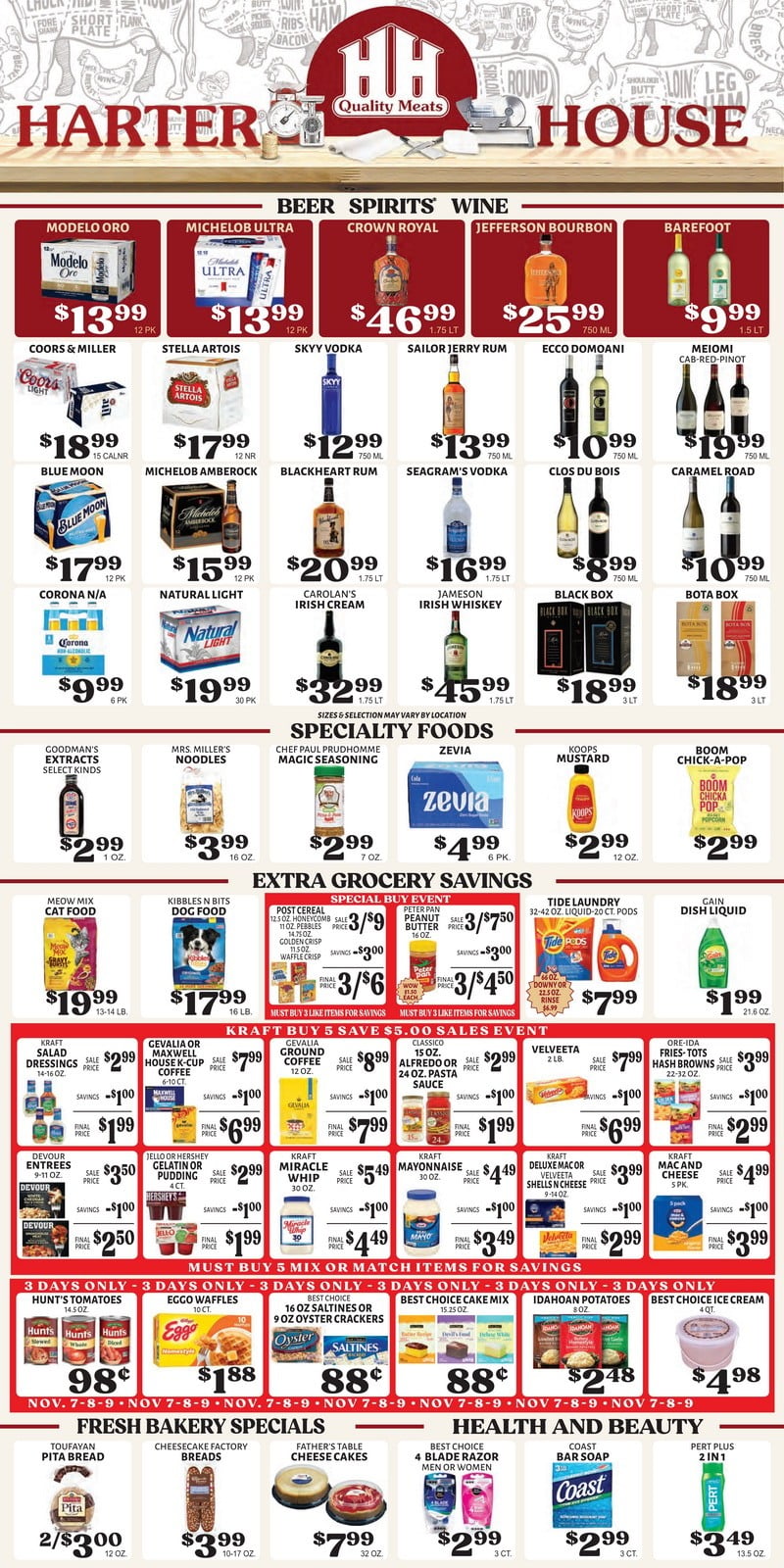 Harter House Weekly Ad Nov 05 – Nov 11, 2025