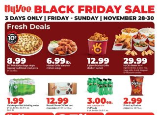 Hy-Vee Black Friday Sale Nov 28 – Nov 30, 2025