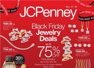 JCPenney Black Friday Jewelry Sale Nov 21 – Nov 30, 2025