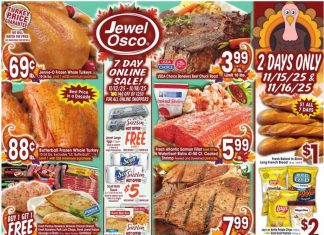 Jewel Osco Weekly Ad Nov 12 – Nov 18, 2025 (Thanksgiving Promotion Included)