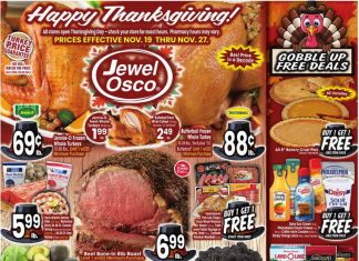 Jewel Osco Weekly Ad Nov 19 – Nov 27, 2025 (Thanksgiving Promotion Included)