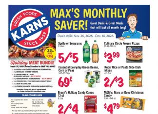 Karns Quality Foods Monthly Ad Nov 25 – Dec 18, 2025
