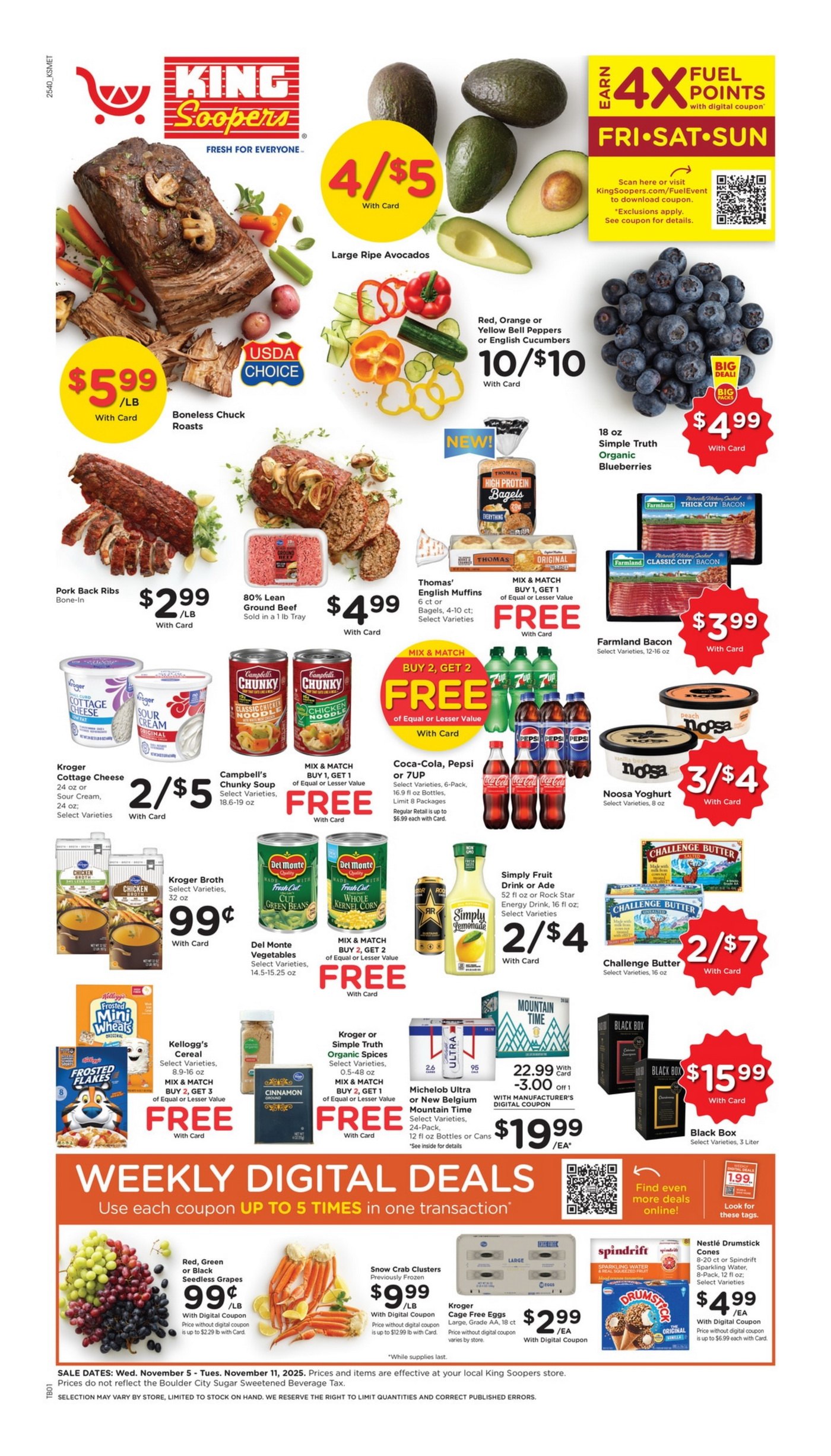 King Soopers Weekly Ad Nov 05 - Nov 11, 2025 (Black Friday Promotion ...