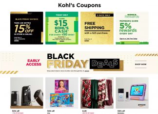 Kohl’s Coupon Ad Until Nov 09, 2025 (Black Friday Promotion Included)