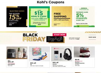 Kohl’s Coupon Ad Until Nov 29, 2025 (Black Friday Promotion Included)