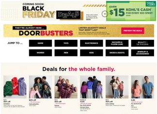 Kohl’s Black Friday Deals Nov 23 – Nov 29, 2025